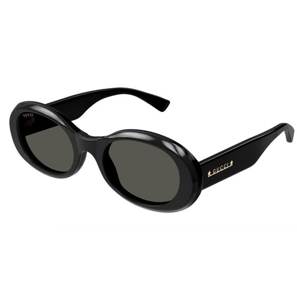 Gucci GG1587S-001 Black round Ladies Sunglasses - Picture 1 of 3